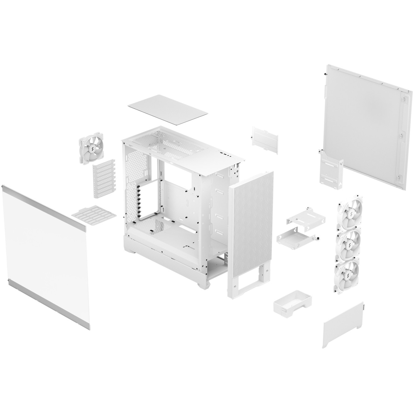 Fractal Design Pop XL Air RGB – White Midi Tower Case | Armenius Store