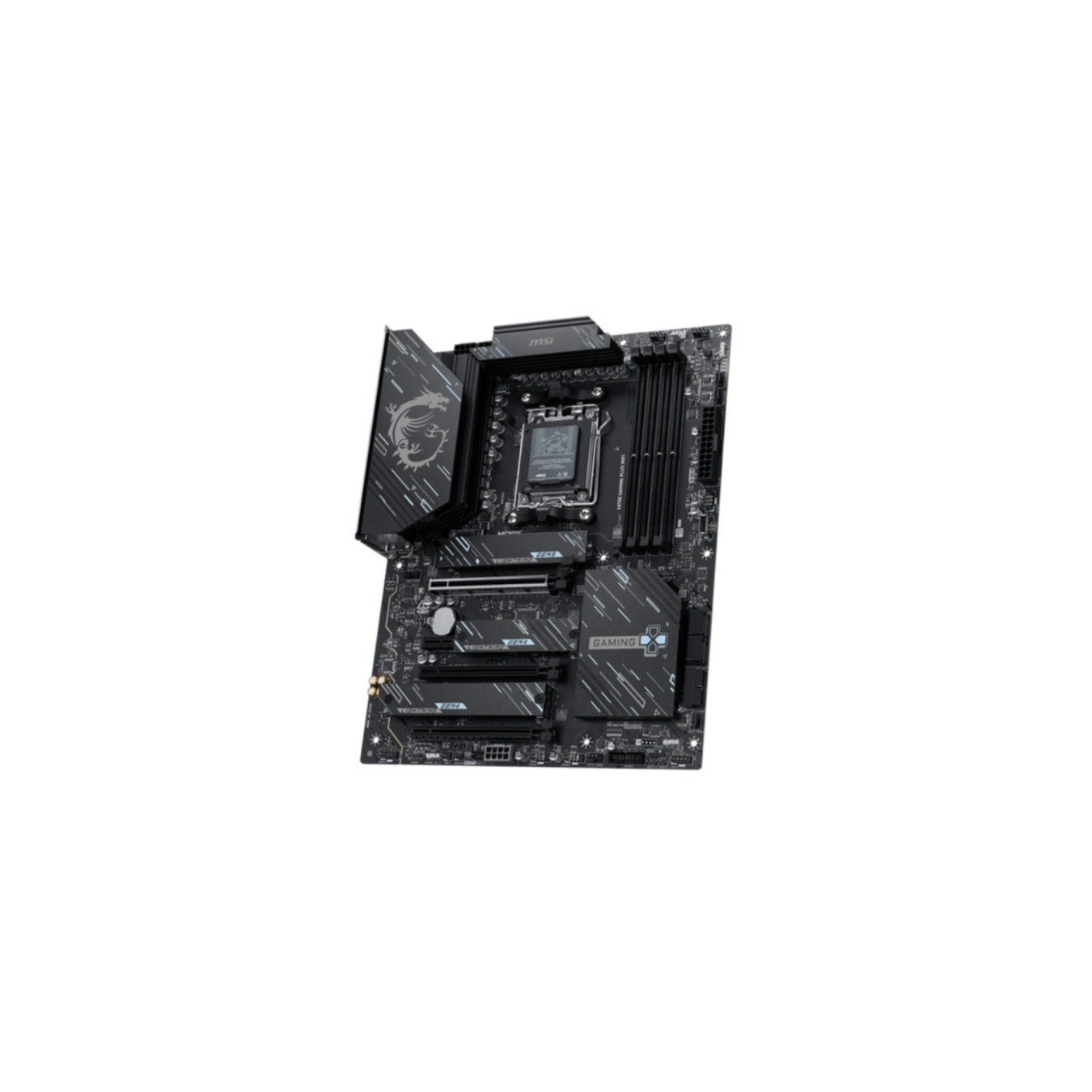 MSI MPG X870E Gaming Plus WIFI - AM5 ATX DDR5 Motherboard, 256GB Max, 4 DIMM, Wi-Fi, RGB, Black