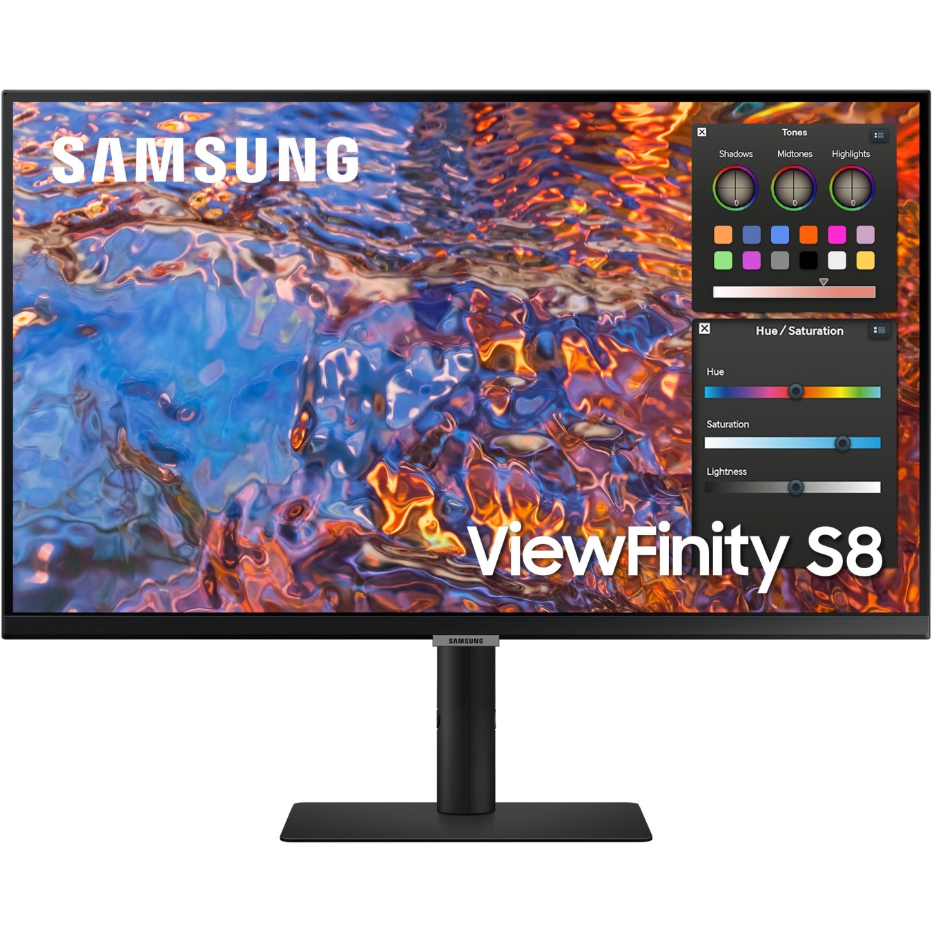 Samsung 4K IPS Monitor - S27B800PXP - 27-inch Flat IPS, 3840x2160, 5ms, USB-C, HDMI, DP, Black