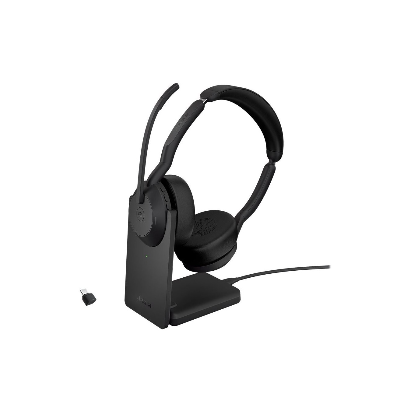 Jabra Evolve2 55 Link380c MS Stereo Stand - Evolve2 55 - Wireless USB-C headset for PC — Buy in Cyprus with Fast Delivery