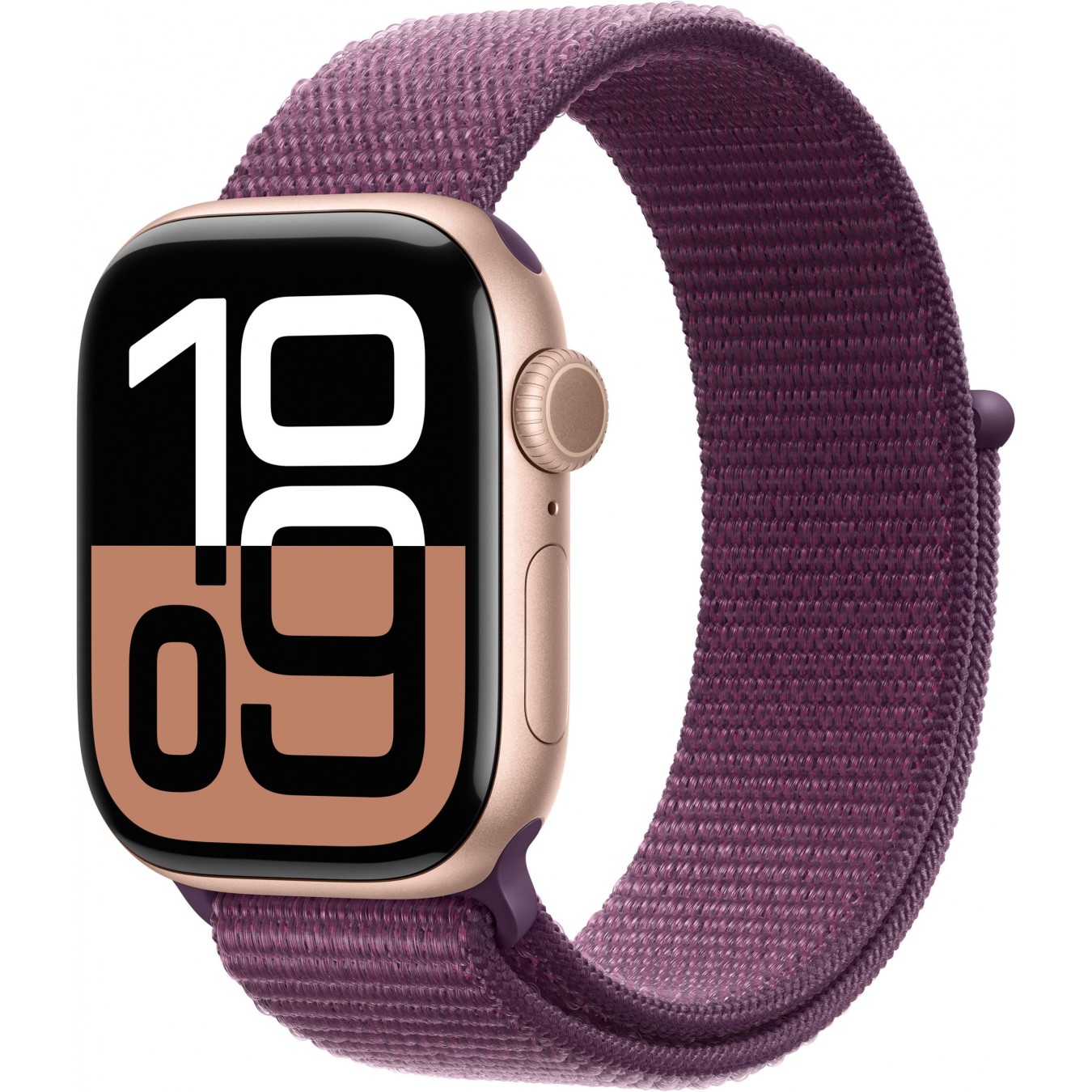 APPLE Watch Series 10 GPS + Cellular 42mm Rose Gold Aluminium Case with Plum Sport Loop — Buy in Cyprus with Fast Delivery