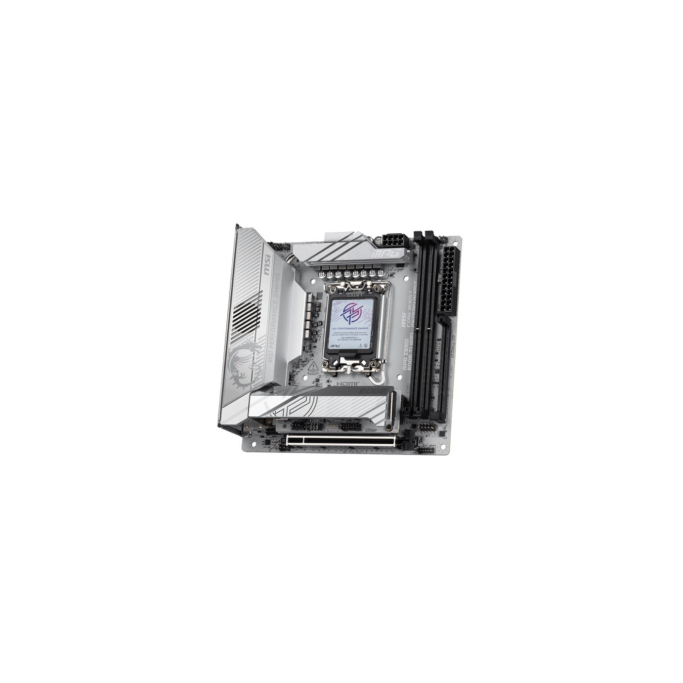 MSI MPG Z890I EDGE TI WIFI - Mini-ITX Z890 Motherboard - LGA 1851, PCIe 5.0, Wi-Fi 7, Thunderbolt 4