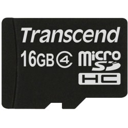 Buy Transcend microSD Card 16GB SDHC Class 4 - Without Adapter in Cyprus, Nicosia, Limassol, Larnaka, Pafos