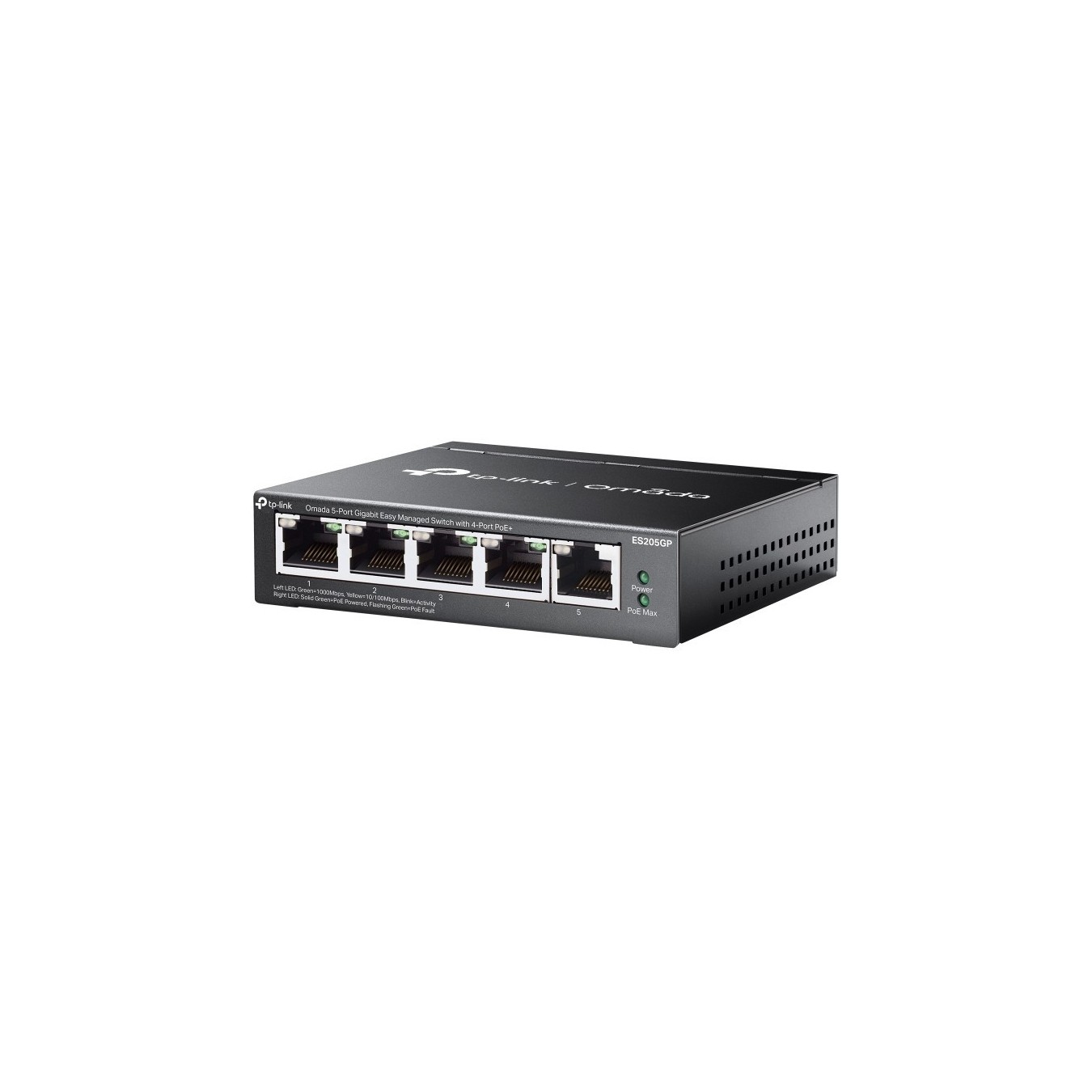 TP-Link Omada Switch 5x GE - ES205G - 5-Port PoE+ Smart Switch (10/100) — Buy in Cyprus with Fast Delivery