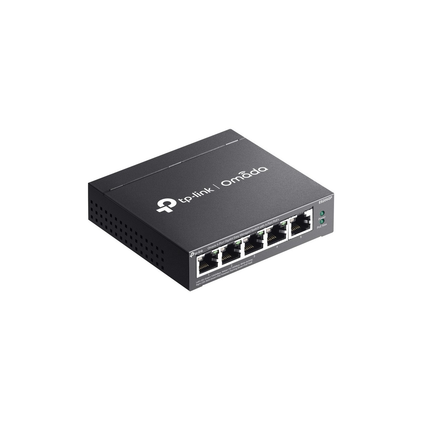 TP-Link Omada Switch 5x GE - ES205G - 5-Port PoE+ Smart Switch (10/100) — Buy in Cyprus with Fast Delivery