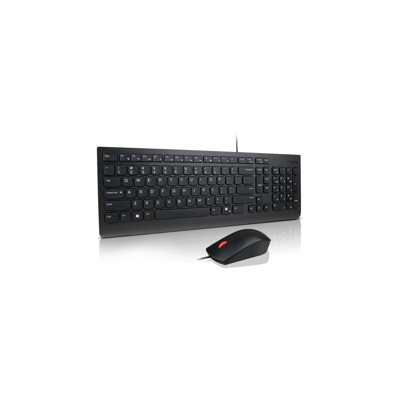 Lenovo Essential Wired Keyboard and Mouse Combo - 129 - German Layout, Windows legends — Buy in Cyprus with Fast Delivery