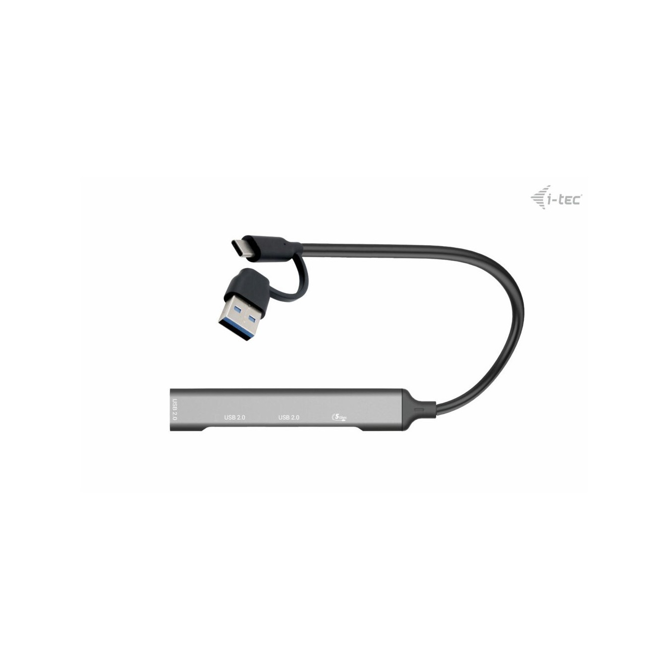 D I-TEC USB-A USB-C 4-Port Hub - Compact USB-C & USB-A Hub — Buy in Cyprus with Fast Delivery