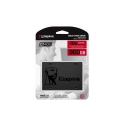 Kingston A400 960GB SSD - SA400S37/960G SATA III 2.5" (7mm) Black (Boxed) — Buy in Cyprus with Fast Delivery