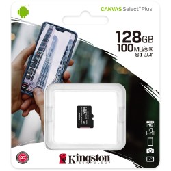 Buy Kingston Canvas Select Plus microSDXC 128GB - up to 100 MB/s in Cyprus, Nicosia, Limassol, Larnaka, Pafos