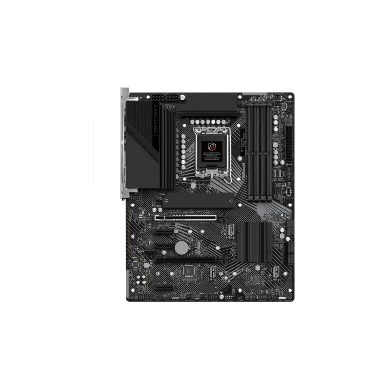 ASRock Z790 PG Lightning - LGA1700 ATX Motherboard - Intel Z790, DDR5, 4x DIMM, 128GB Max, PCIe 5.0