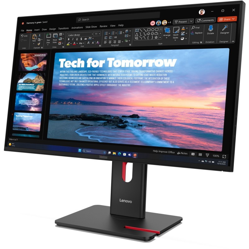 Buy Lenovo ThinkVision T27QD-40 - T27QD-40 - 27-inch QHD monitor with HDMI, DP, ... in Cyprus, Nicosia, Limassol, Larnaka, Pafos