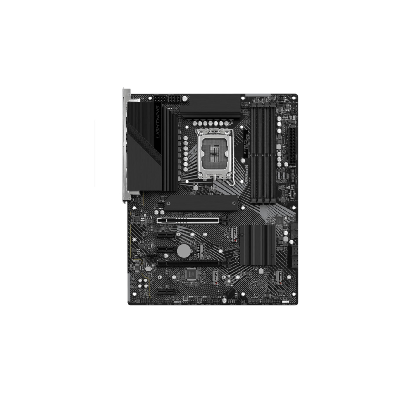ASRock Z790 PG Lightning - LGA1700 ATX Motherboard - Intel Z790, DDR5, 4x DIMM, 128GB Max, PCIe 5.0