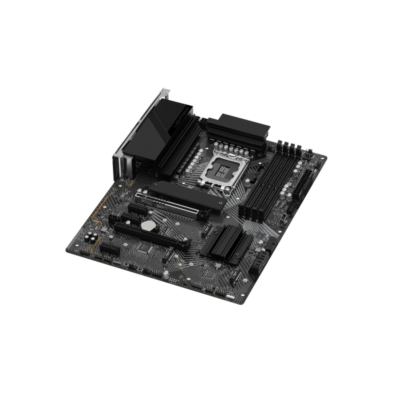 ASRock Z790 PG Lightning - LGA1700 ATX Motherboard - Intel Z790, DDR5, 4x DIMM, 128GB Max, PCIe 5.0